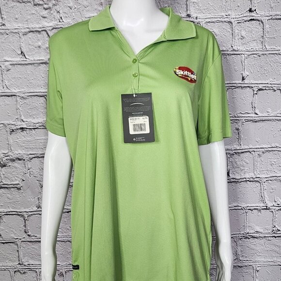 Skittles Lime Polo with Logo, Women's XL - Picture 9 of 9